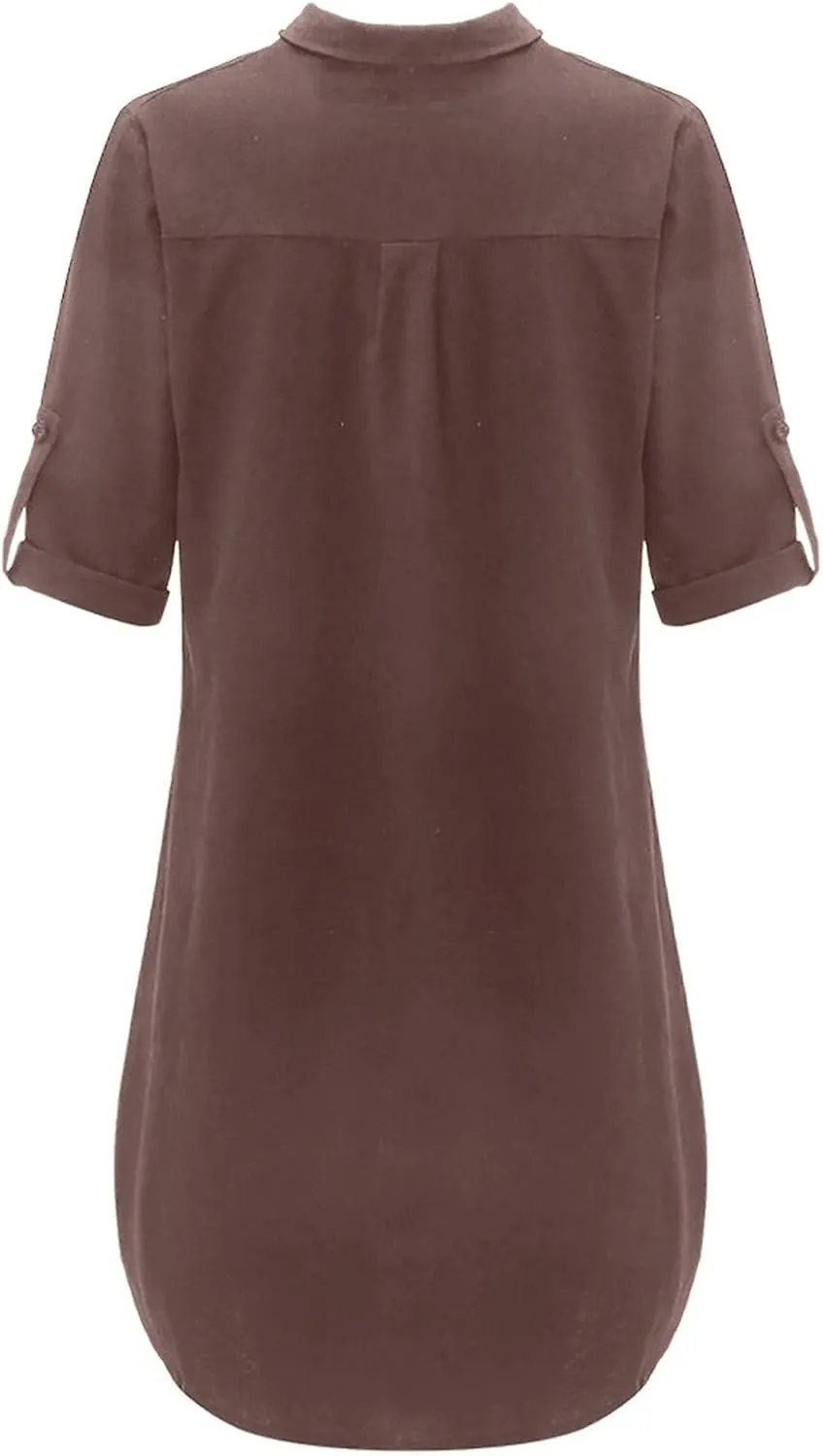 Beach Cover Ups for Women Loose Fit Cotton and Linen Short Sleeve Shirt Lapel Dresses Bathing Suit Cover Up Dresses