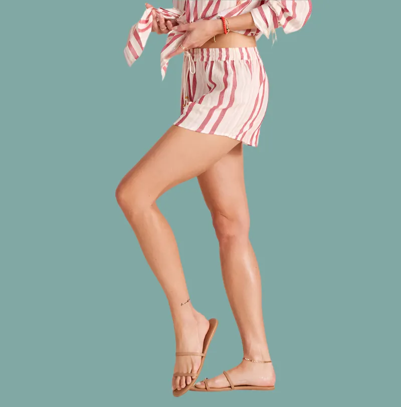 Beach Short Slim wear Belt loops