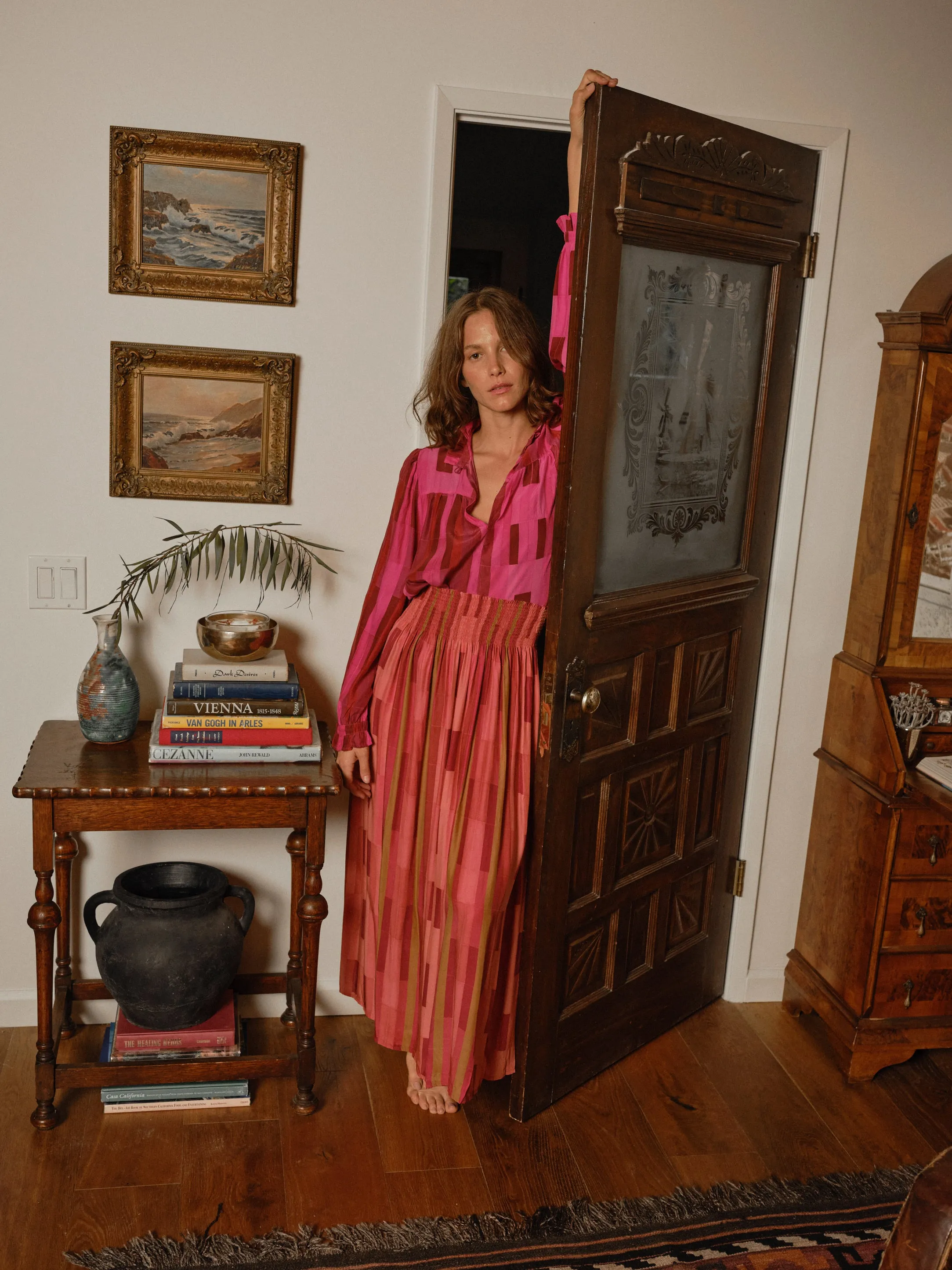 Loose Blouse Midweight Texture BELLA SKIRT