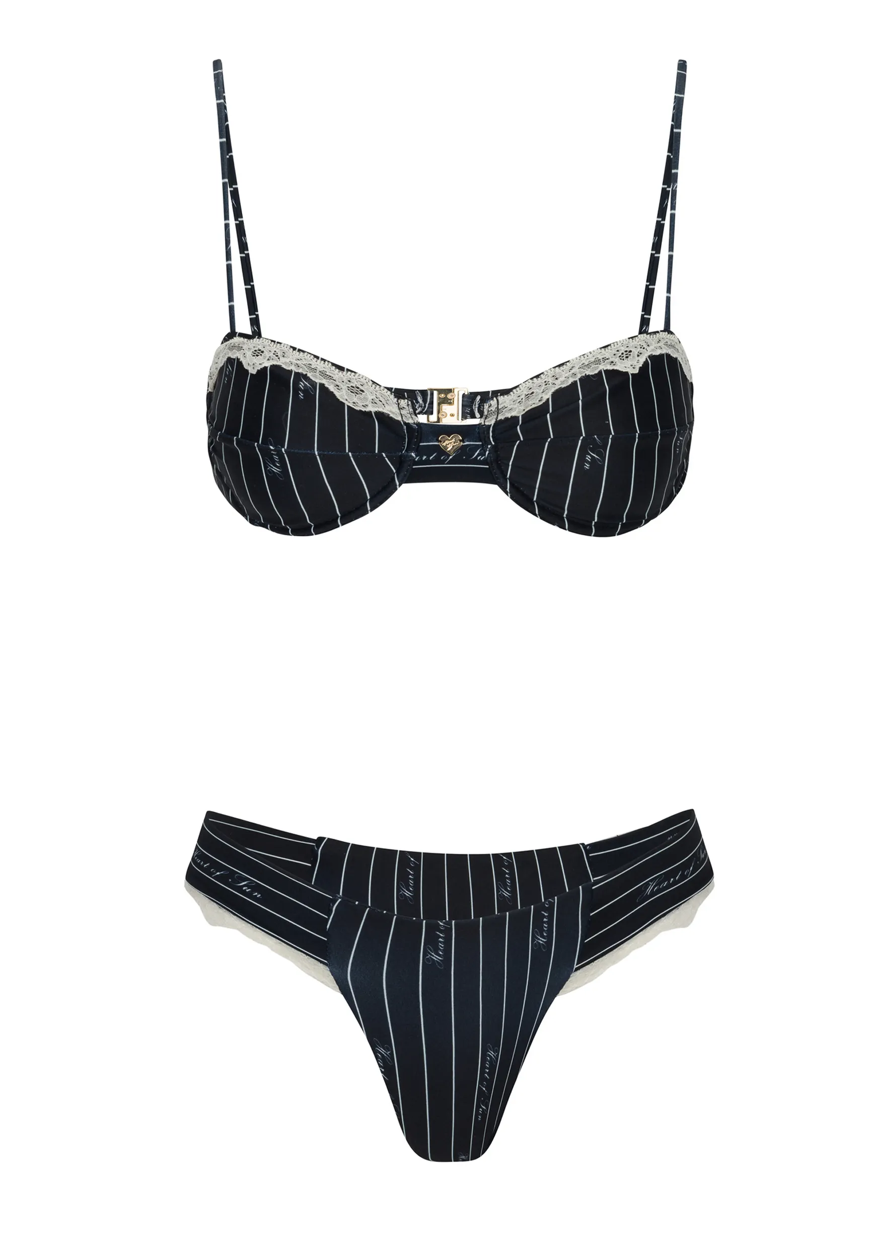 RuggedDurability MultiPocket Belle Ch??rie Classic Bikini Bottom | Pinstripe