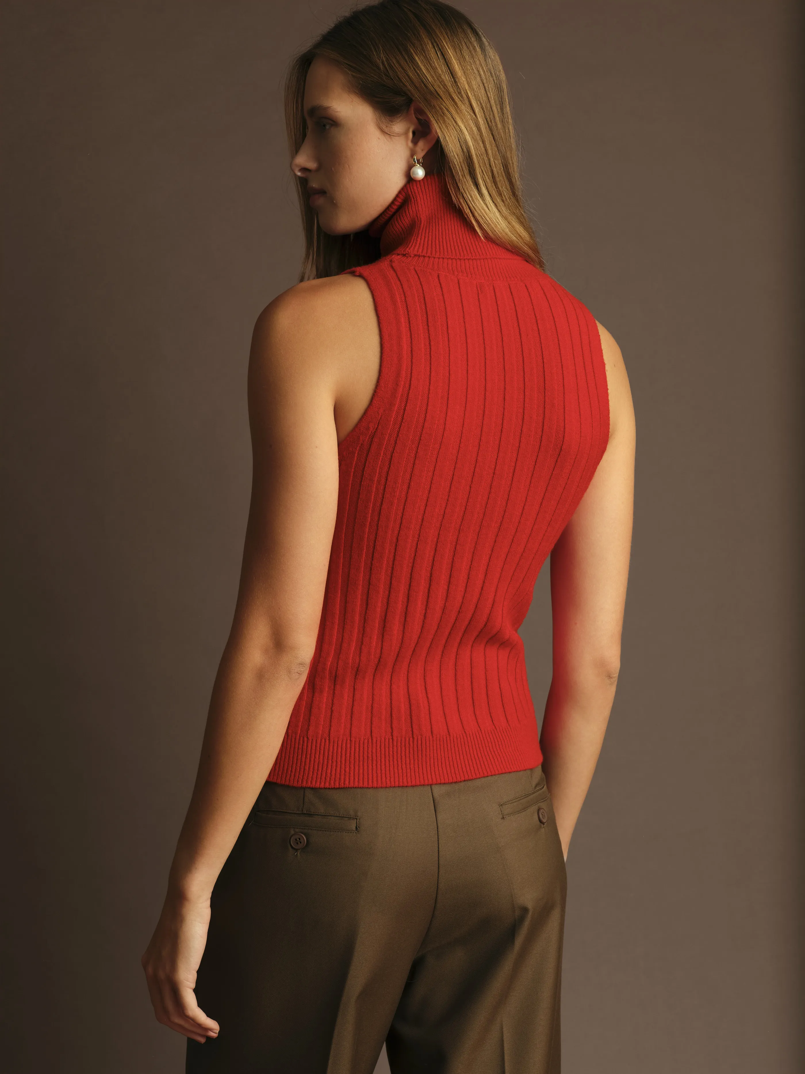 Organic Cotton Soft Layer Ben Turtleneck Knit Top