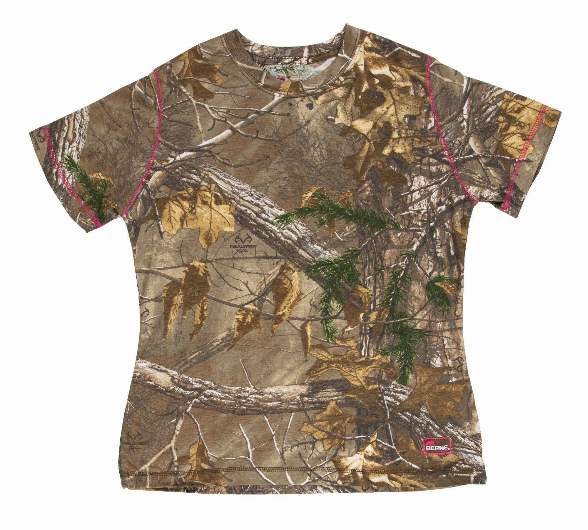 Berne Realtree Xtra Polyester Ladies Aspen Short Sleeve Tee S/S Abrasion resistant