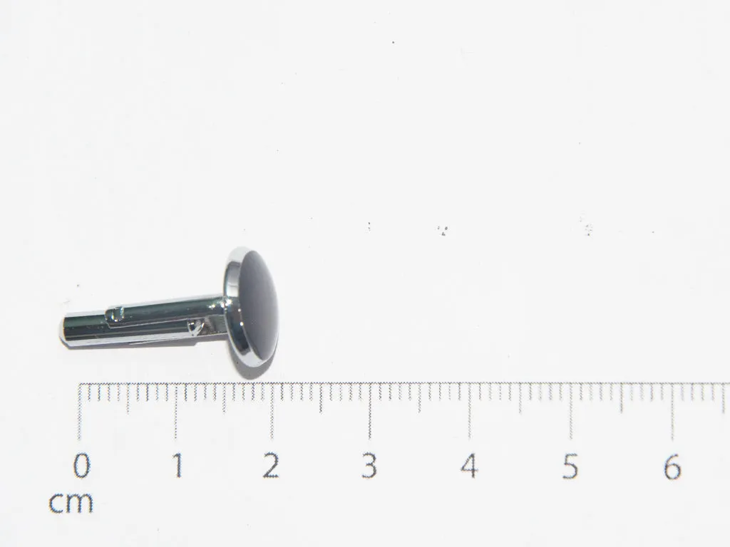 Black & Silver Designer Cufflinks