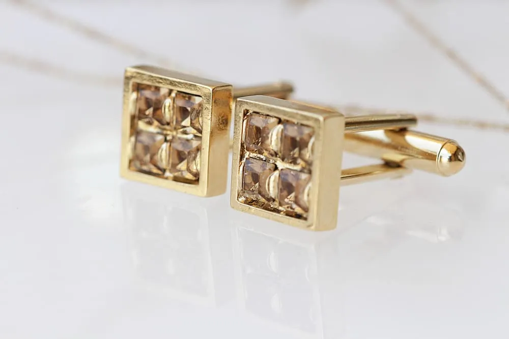 BLACK CUFFLINKS