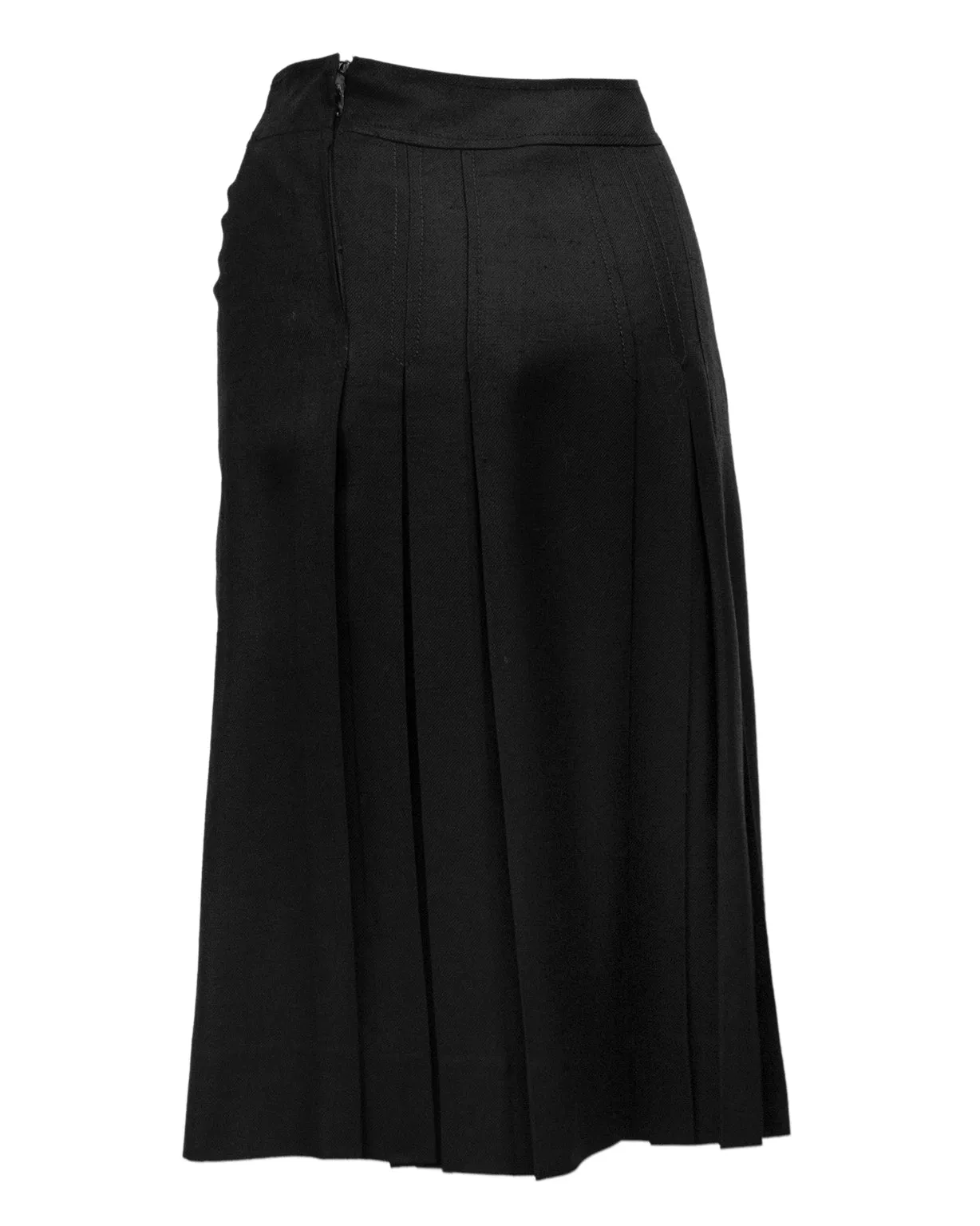 Black Pleated Skirt
