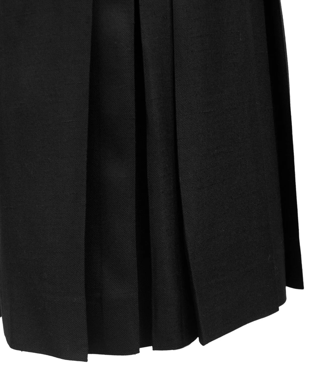 Black Pleated Skirt
