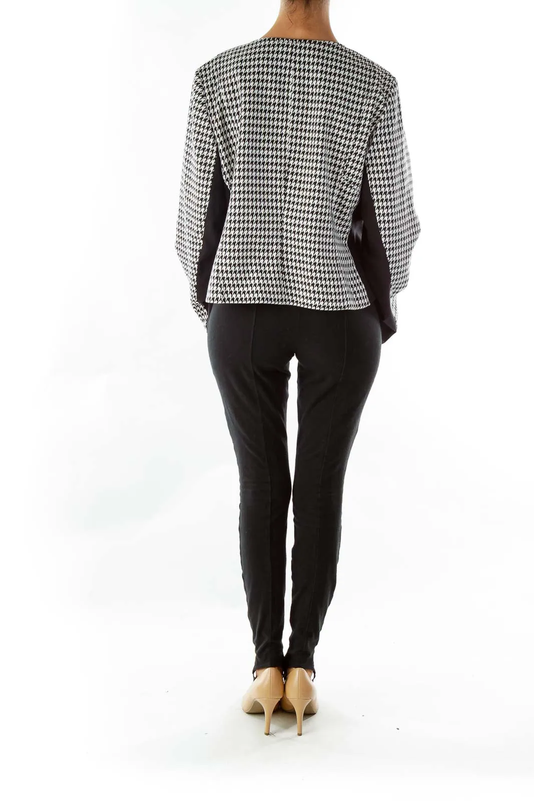 Black White Houndstooth Jacket