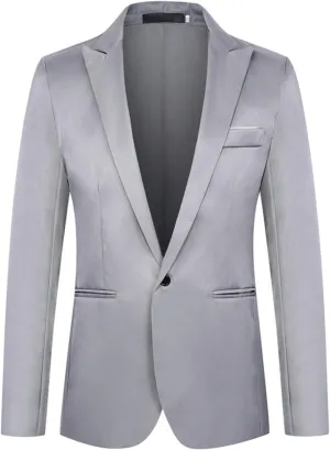 Blazer for Men Fashion Bassic Fit Sport Coat Formal Business Leisure Suit Trendy Tops Dressy Wedding Outfits 2023
