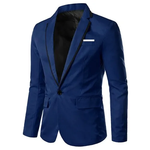 Blazers Masculino Homme Slim Fit Stylish Casual Solid Blazer Business Wedding Party Outwear Coat Suit Top Regular