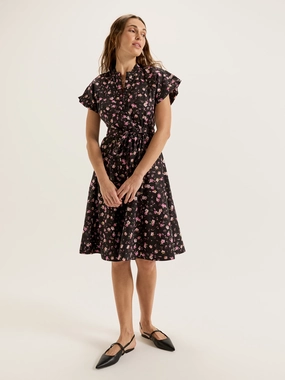 Blossom Mini Dress Wave Soft Shiny-Lining