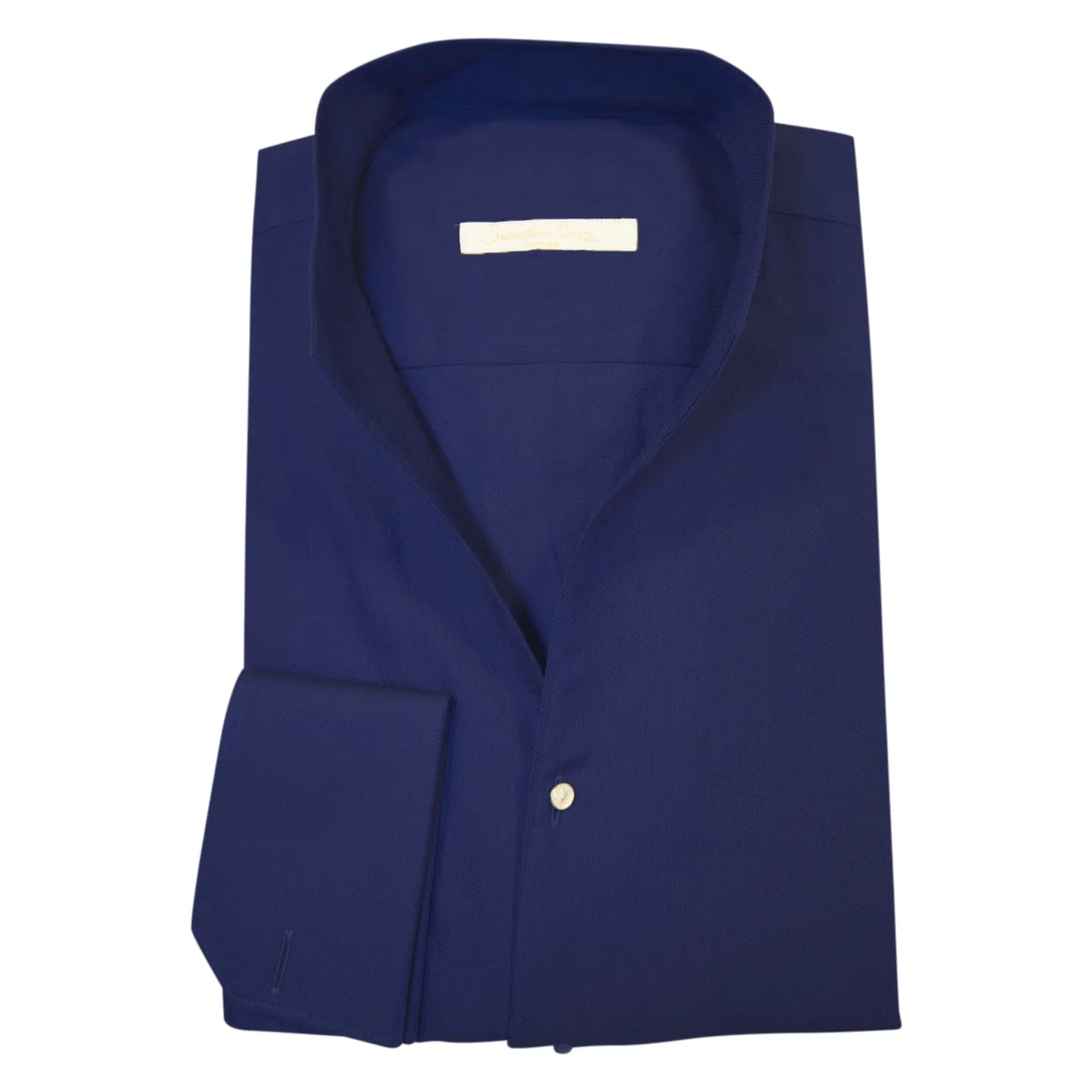 Blu Birdseye Solopezzo Dress Shirt @ The Vault