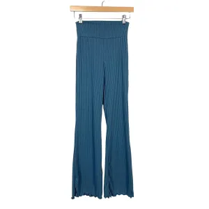 Blue Blush Ribbed Maternity Pants- Size S (Inseam 29.5”, sold out online)