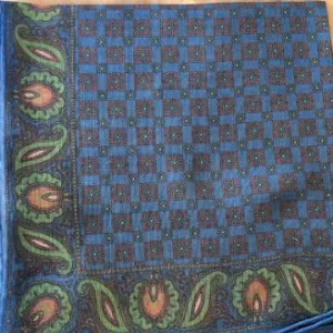 Blue Pocket Square