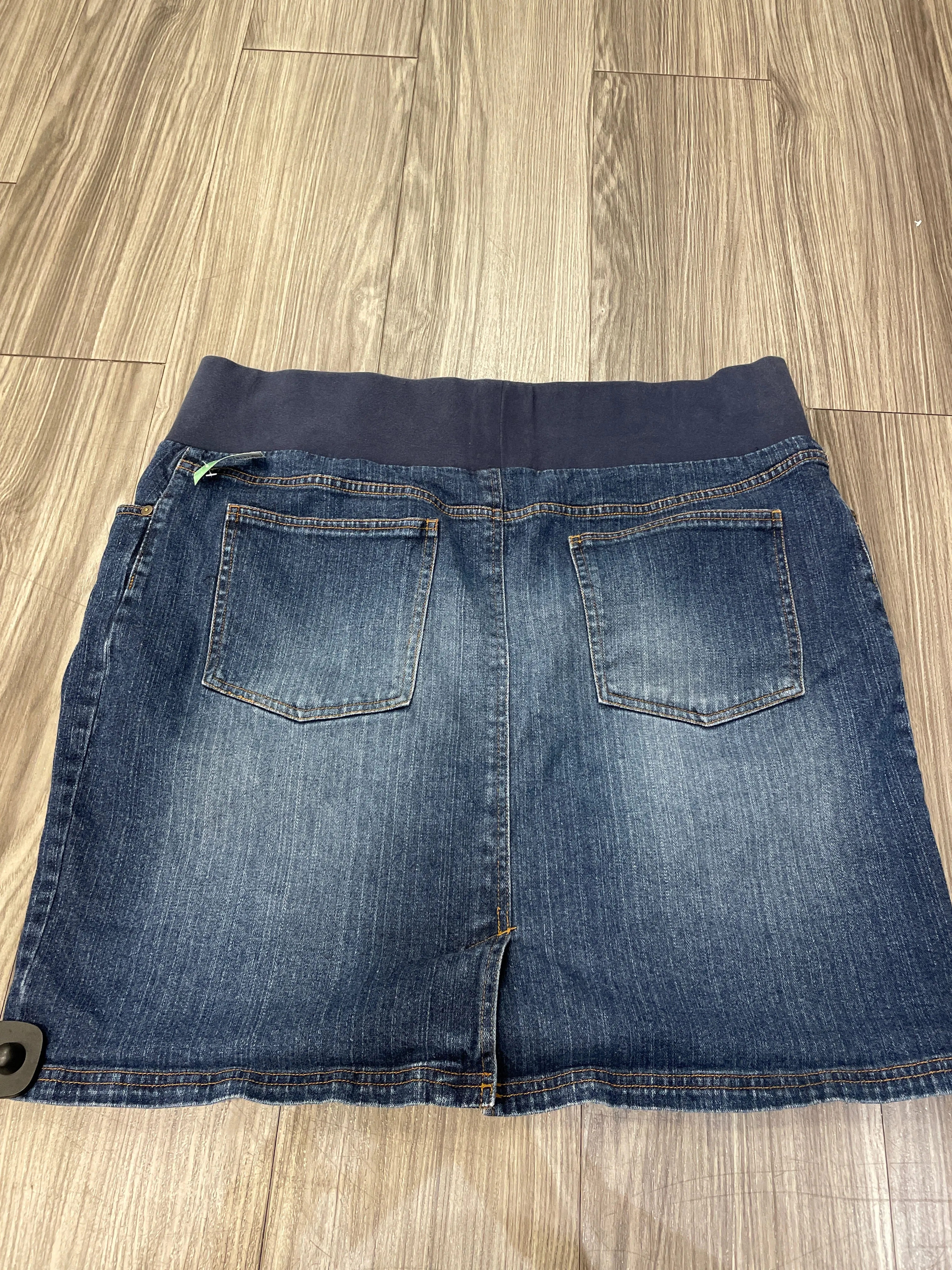 Blue Skirt Mini & Short Liz Lange Maternity, Size 18