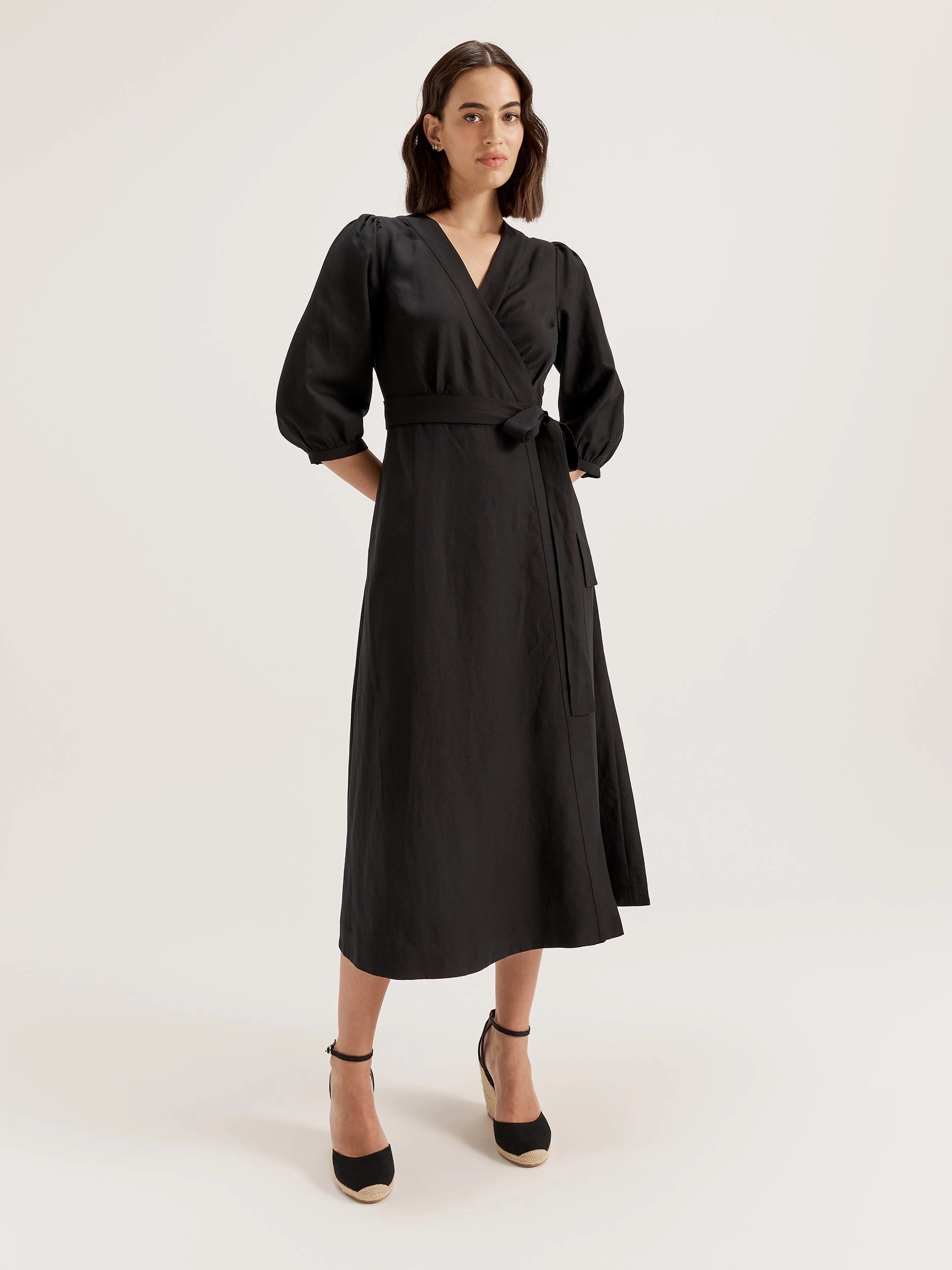 Timeless office dress Cancun Wrap Dress
