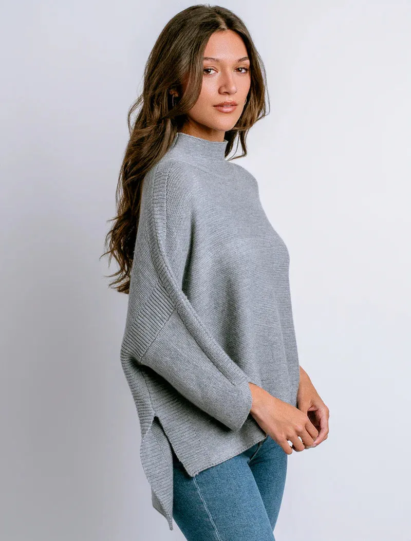FastDrying Textured Weave NonRestrictive Fit Boho Sweater