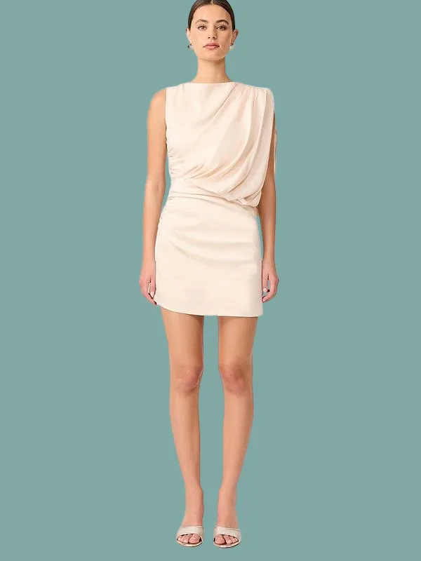 Lux Look Brigid Asymmetrical Mini Dress
