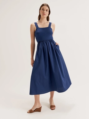 retro-style St Agnes Mixed Media Dress