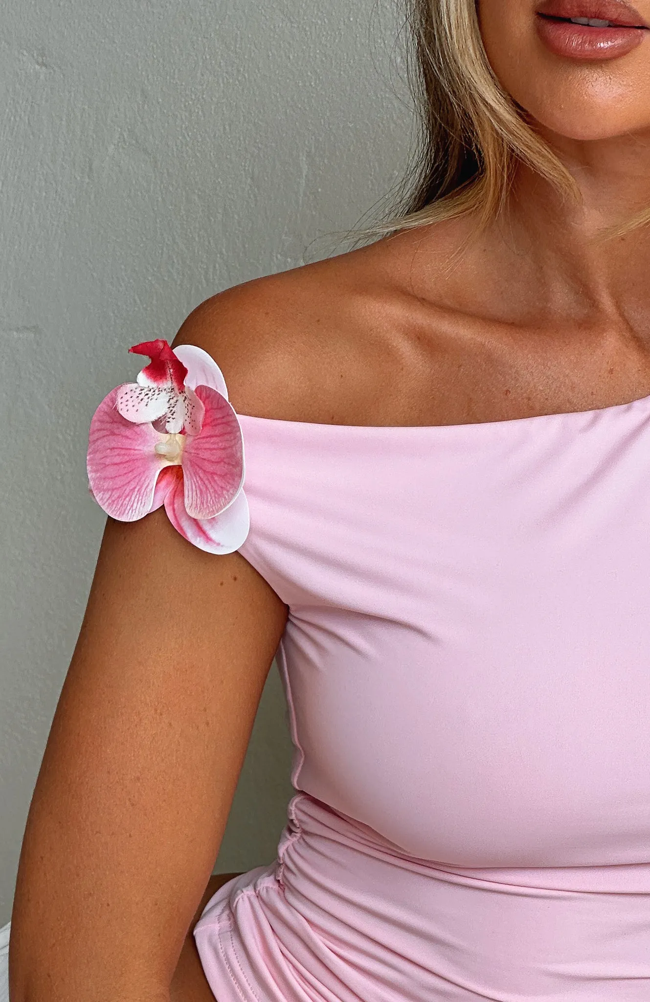 Be The Vibe Top Baby Pink Breathable Knit Fabric