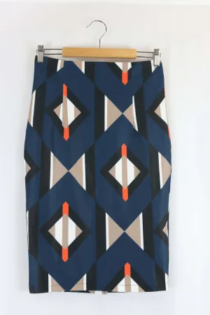 Boutique Geometric Skirt XL