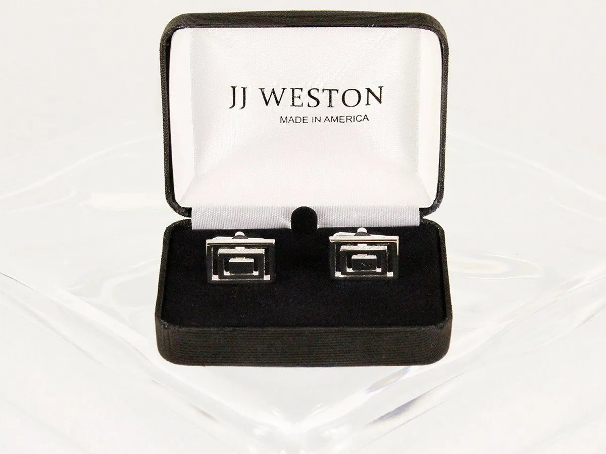 Boy's Cuff Links 6589 Silver