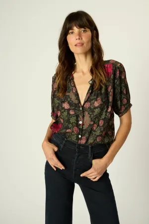 SelfFabric Binding ZeroWaste Construction VIOLET TOP