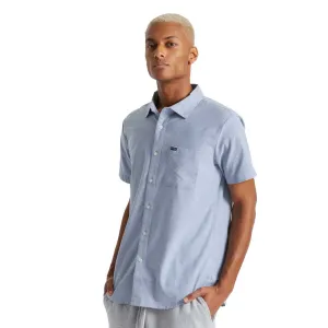 Brixton Charter Oxford S/S Woven - Light Blue Chambray