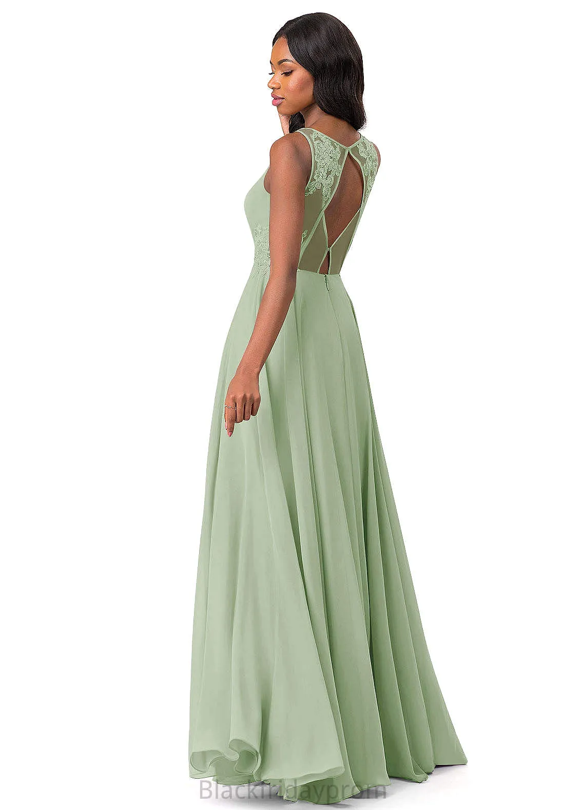 Brooklynn Tea Length Natural Waist Sheath/Column Spaghetti Staps Sleeveless Satin Bridesmaid Dresses