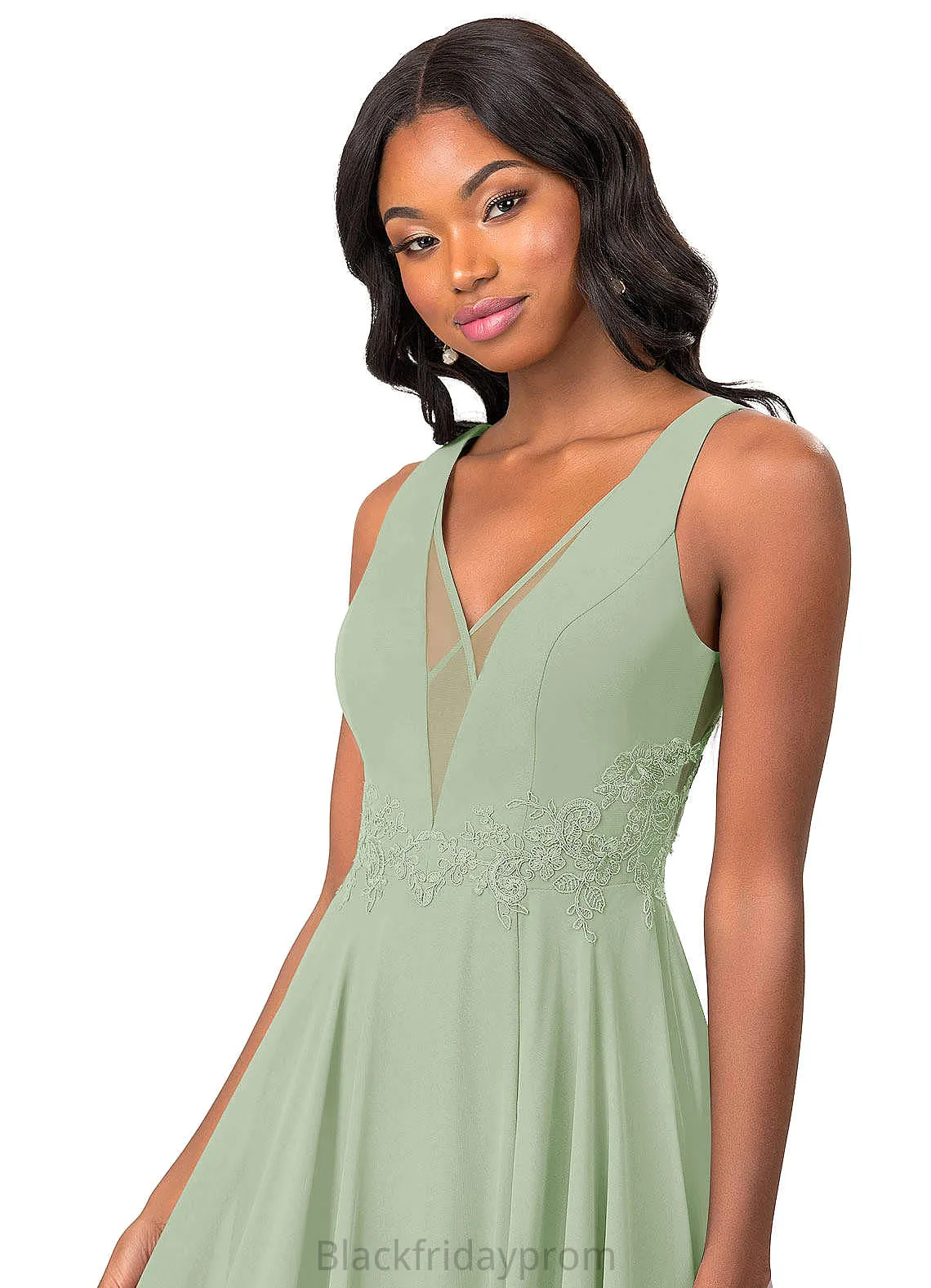 Brooklynn Tea Length Natural Waist Sheath/Column Spaghetti Staps Sleeveless Satin Bridesmaid Dresses