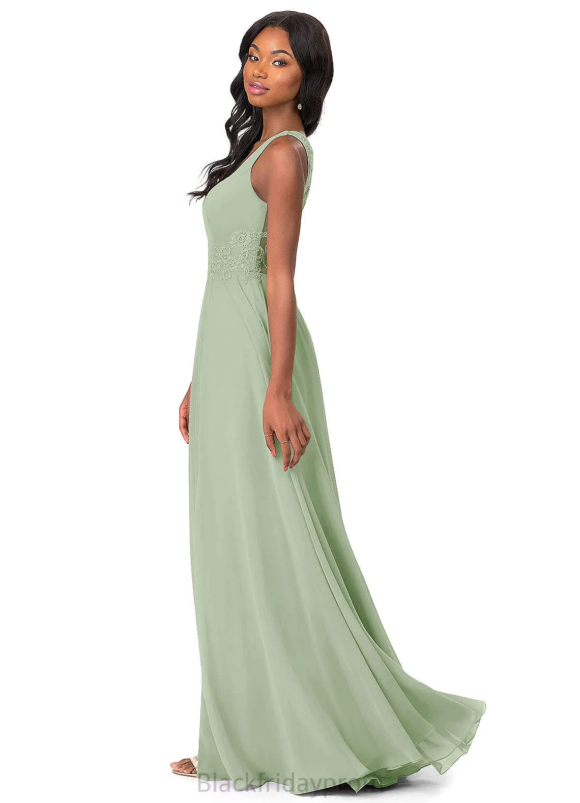 Brooklynn Tea Length Natural Waist Sheath/Column Spaghetti Staps Sleeveless Satin Bridesmaid Dresses