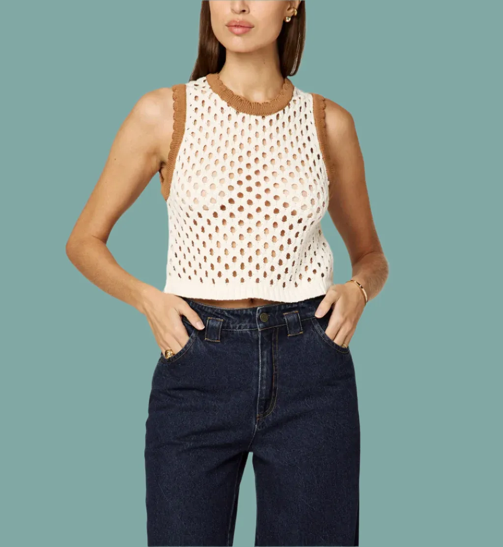 Brownwyn Sweater Top Biodegradable Fiber Composition