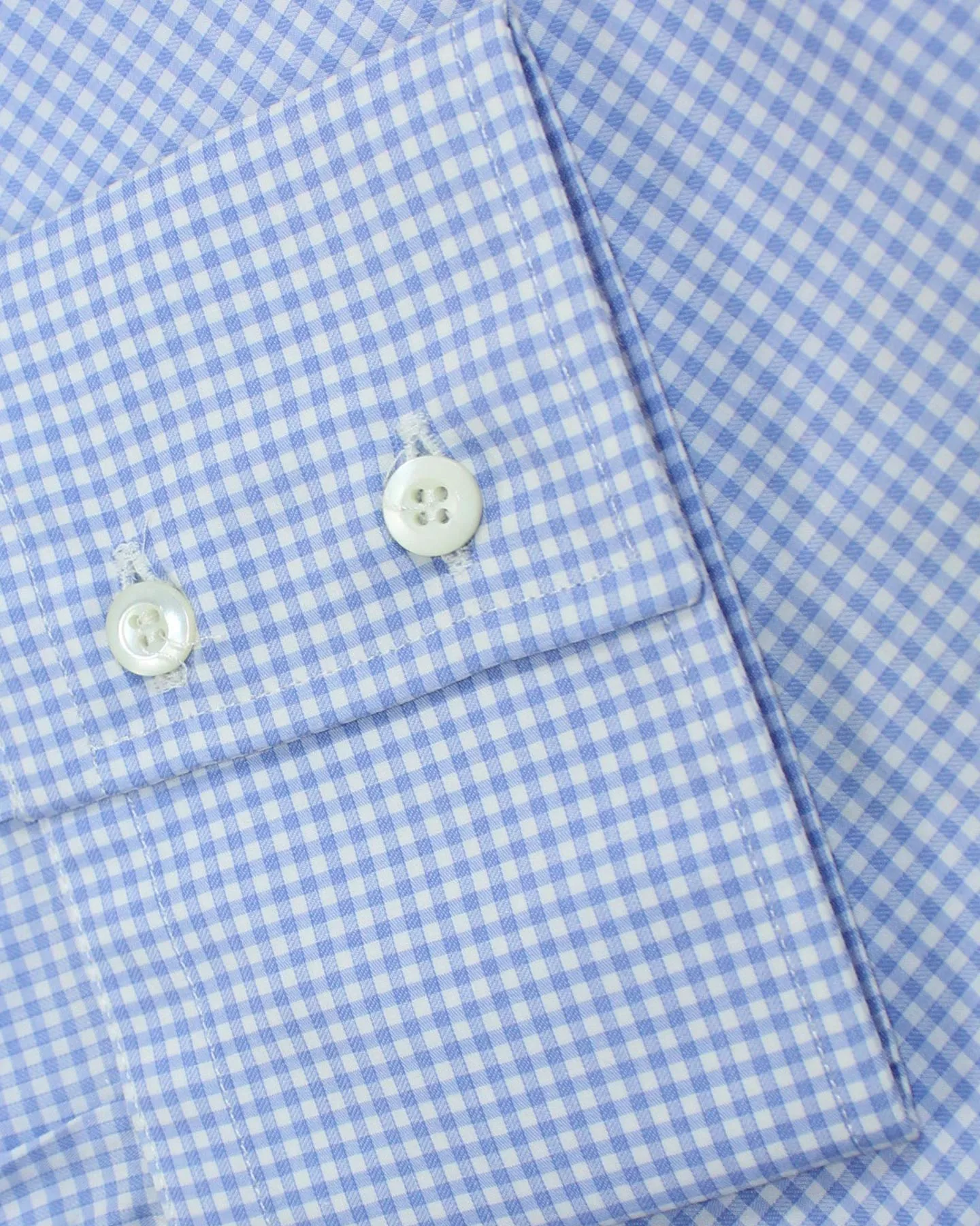 Brunello Cucinelli Dress Shirt White Blue Check - Slim Fit XXL SALE