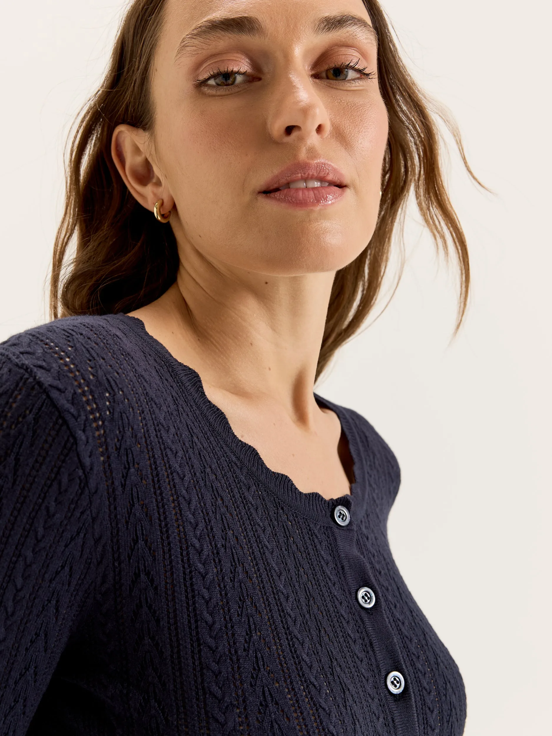 Modern Comforted Hazel 3/4 Sleeve Cardigan