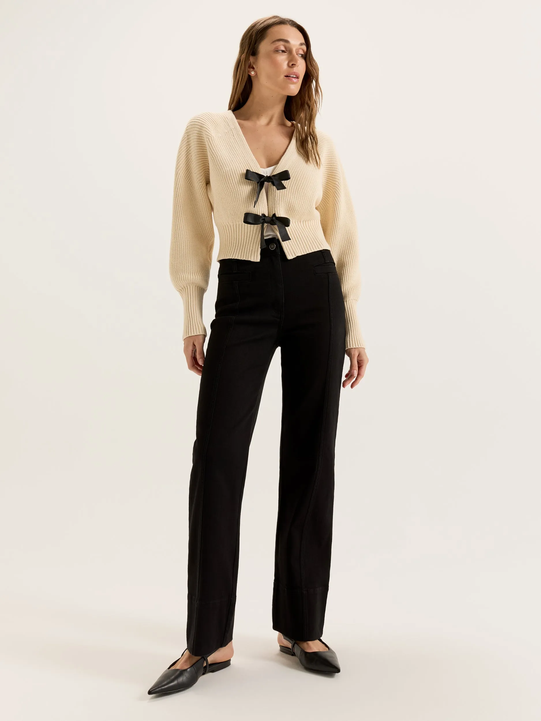 Layered Stitch Detail Bryony Cardigan