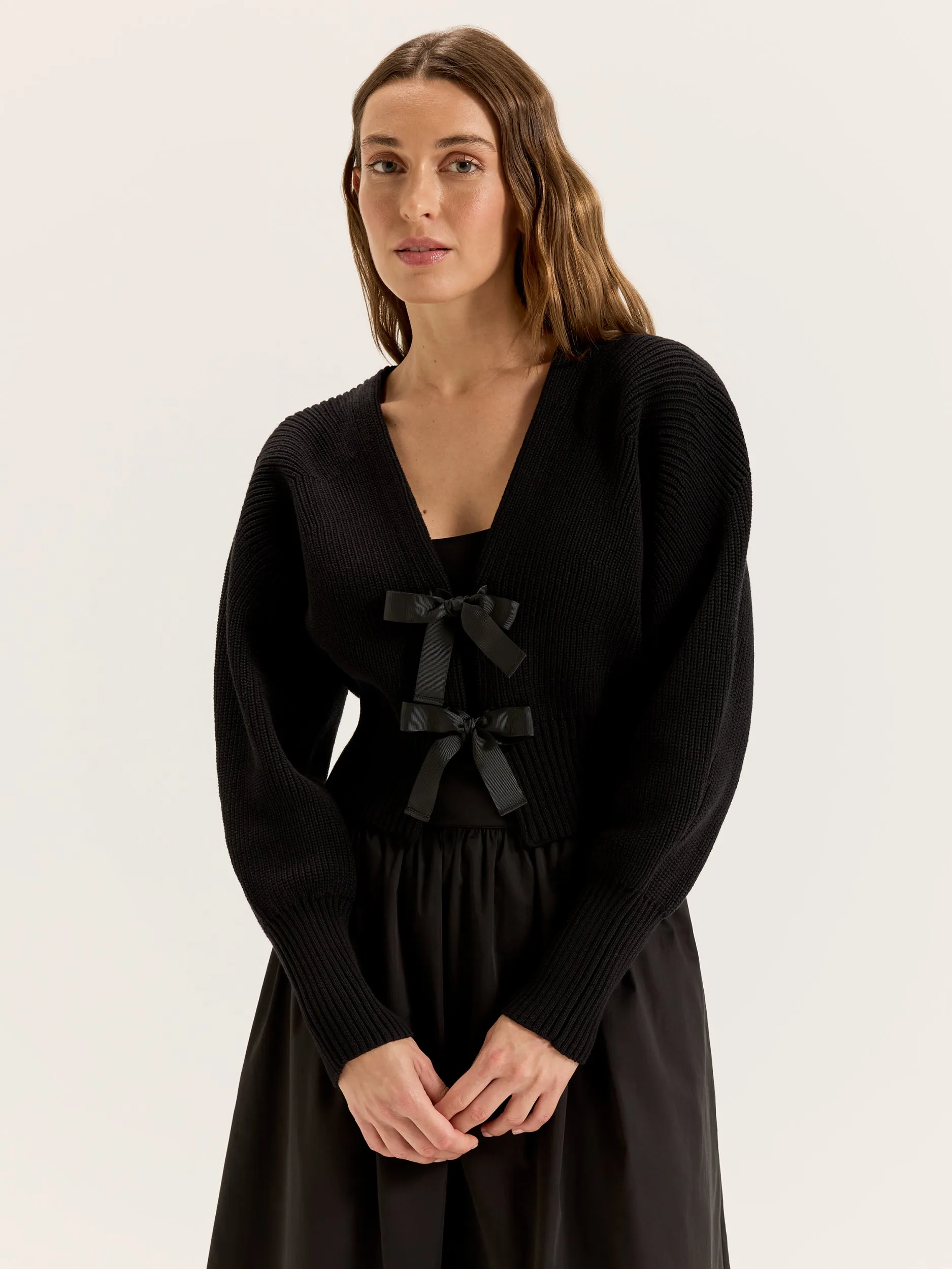 Versatile Trend FineGauge Knit Bryony Cardigan