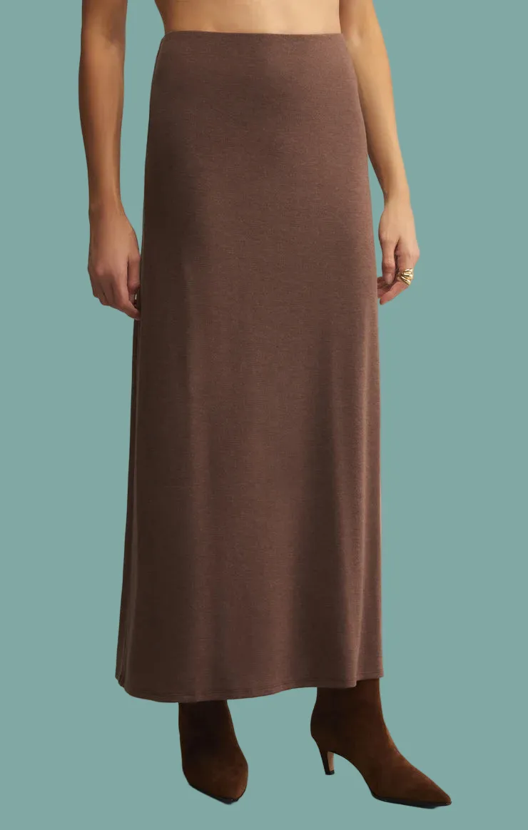 Tear Resistant Flattering Look Demure Maxi Skirt