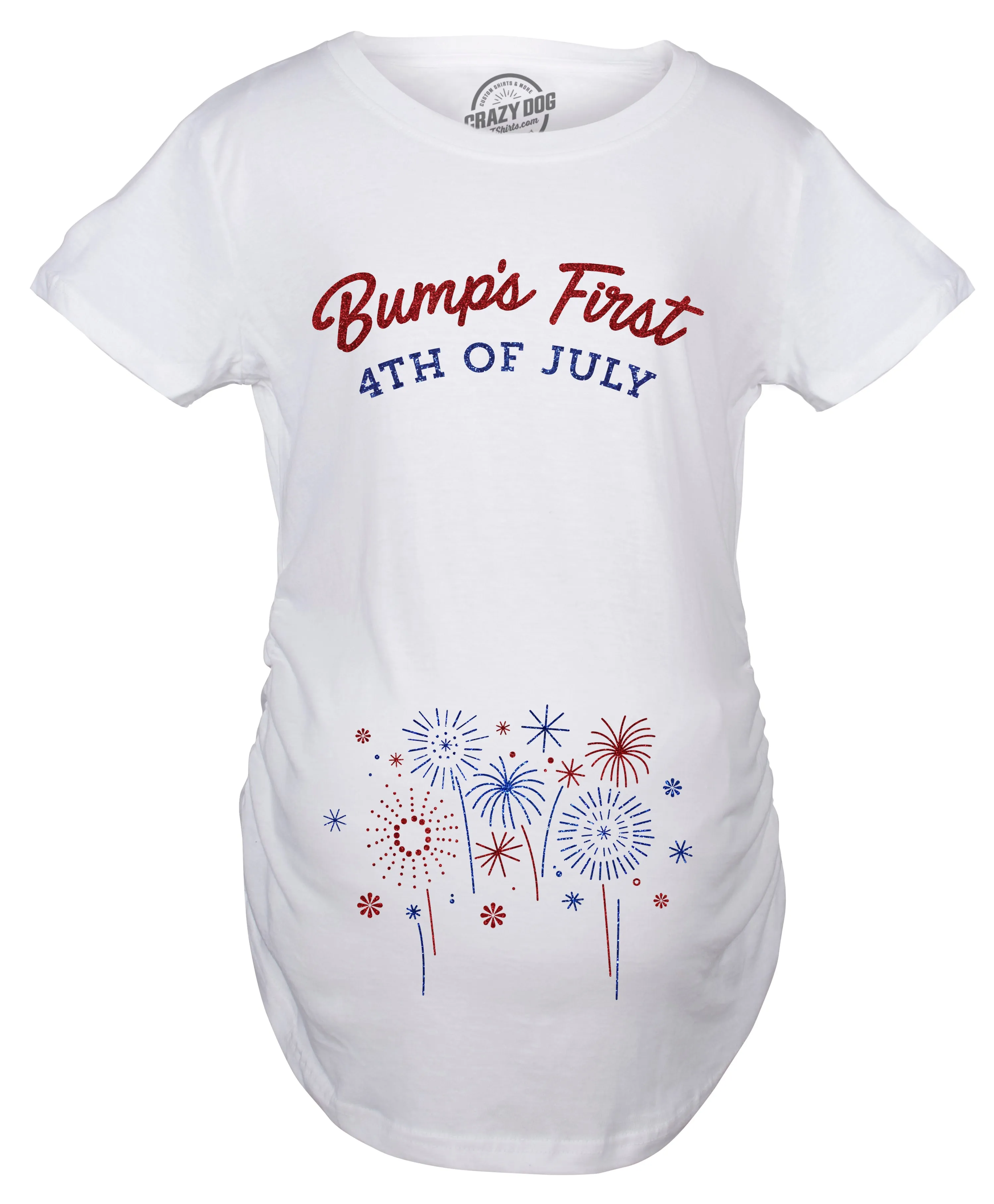 Bump's First 4th Of July Maternity T Shirt