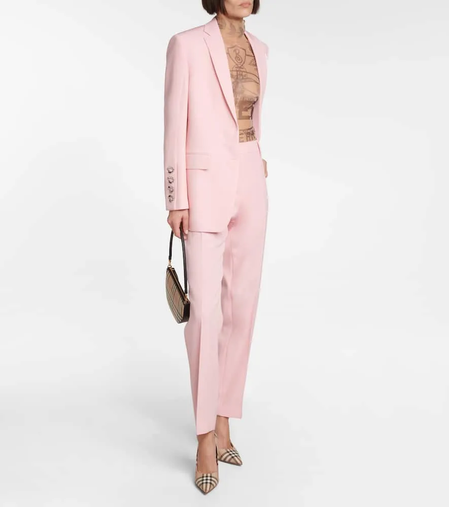 Burberry Single-breasted wool blazer