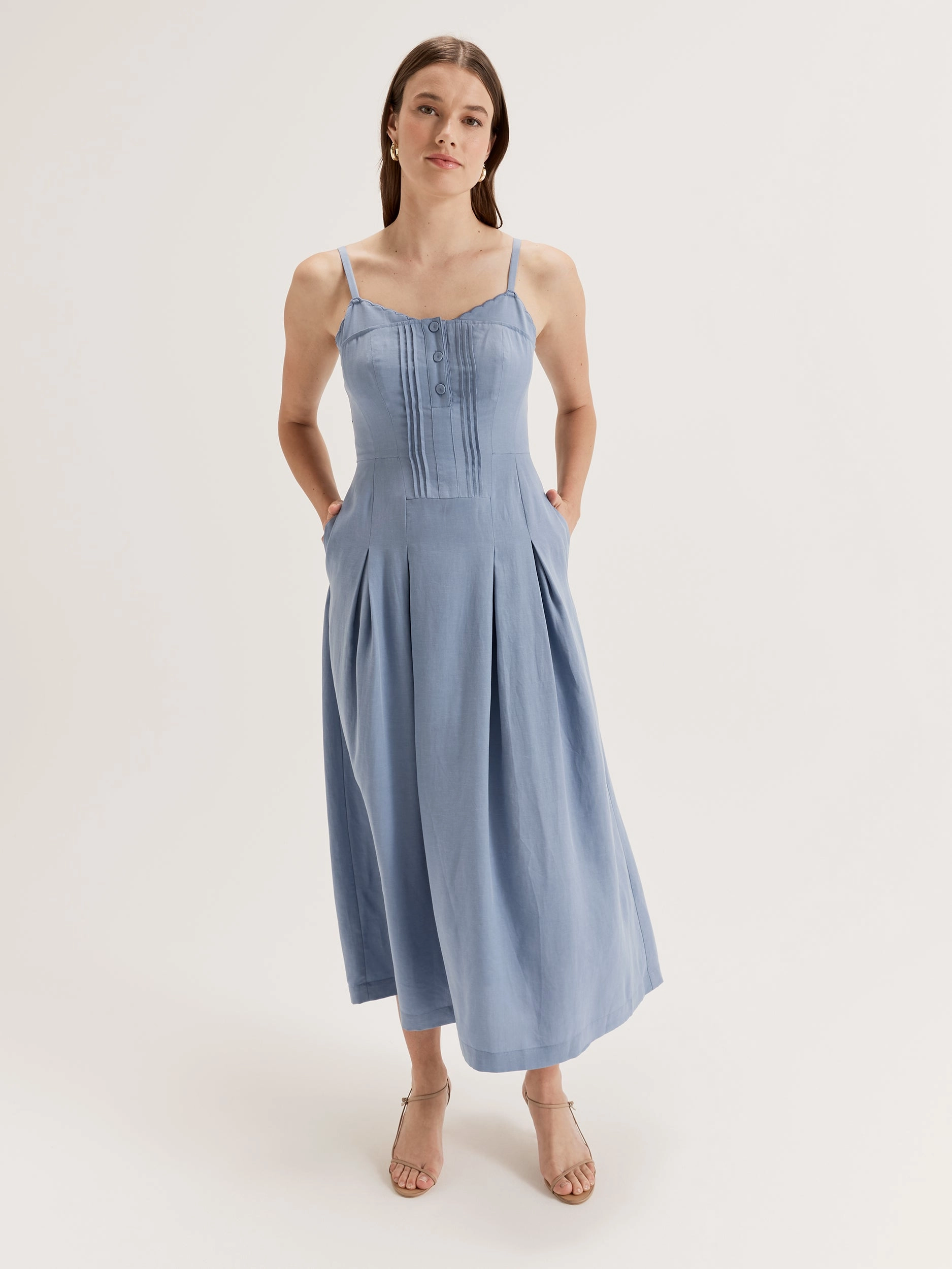 Miss Carlo Maxi Dress Practical work-to-play piece Everyday Comfort