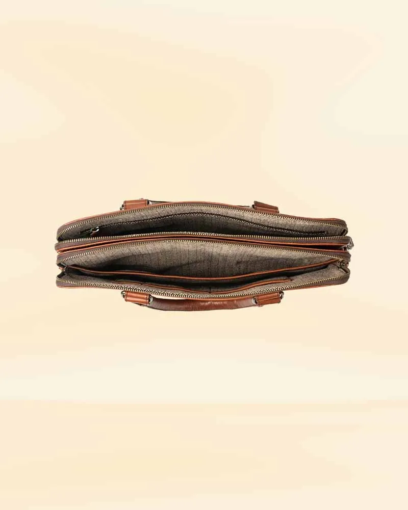 Business leather Brief case