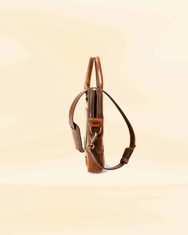 Business leather Brief case
