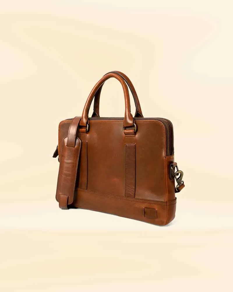 Business leather Brief case
