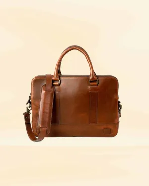 Business leather Brief case