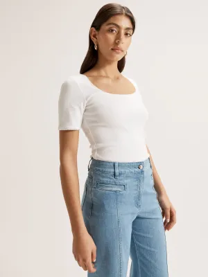 Rae Rib Top High Density Weave