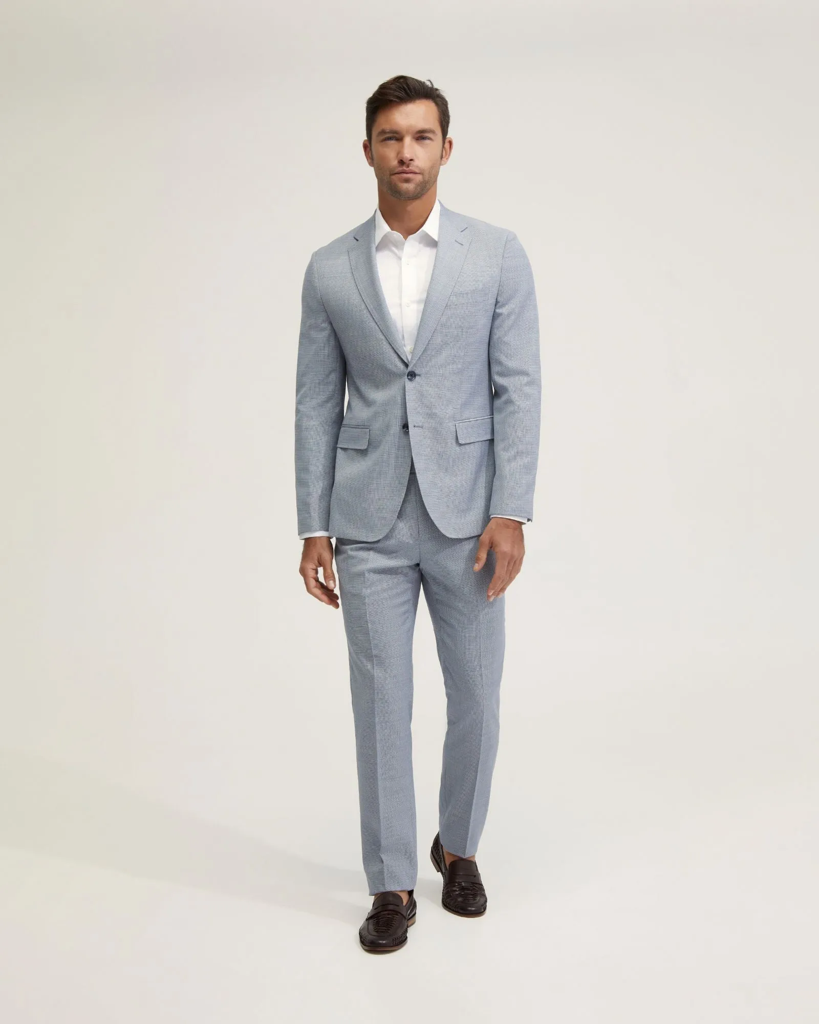 Byron Wool Suit Trousers With Side Tab