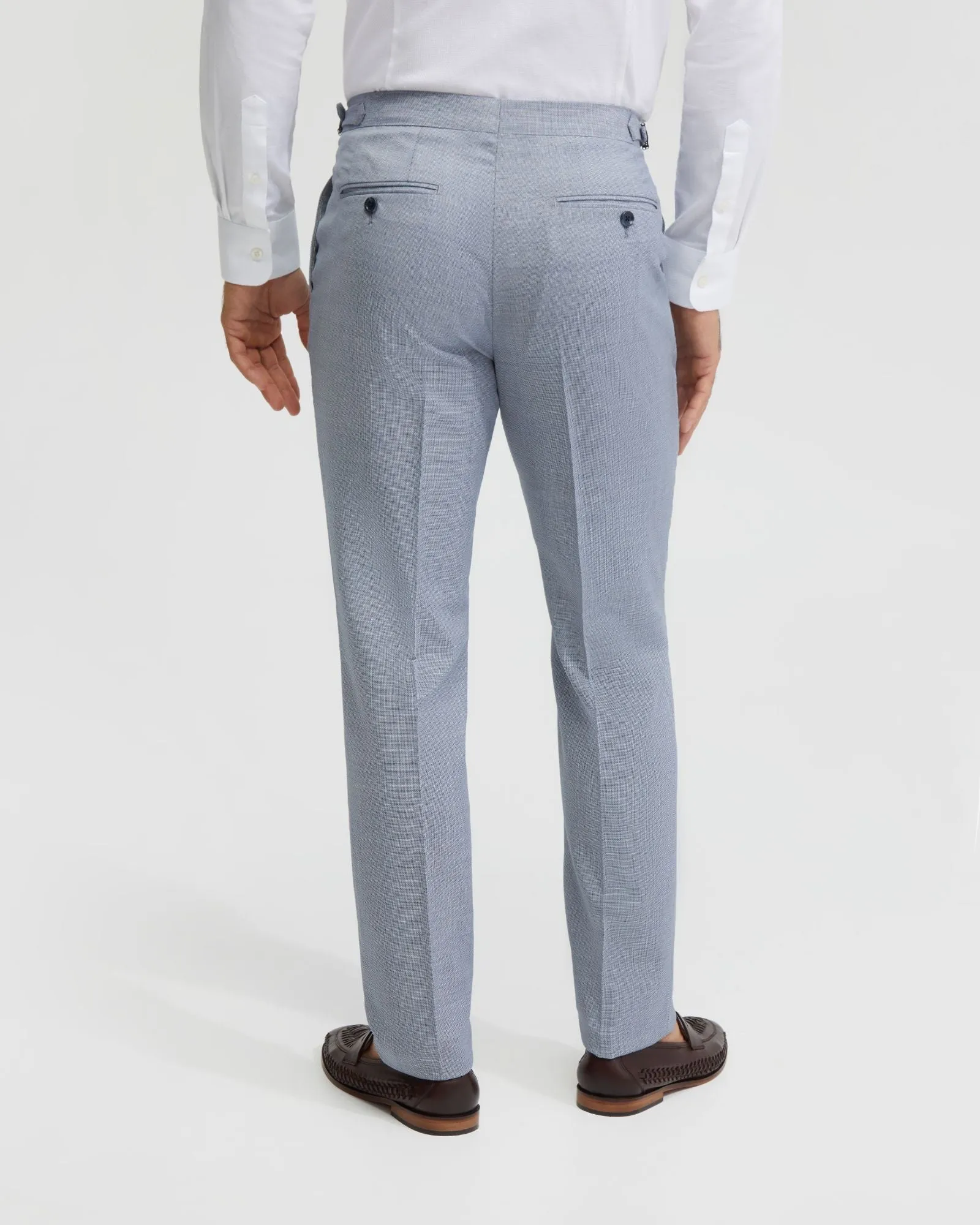 Byron Wool Suit Trousers With Side Tab