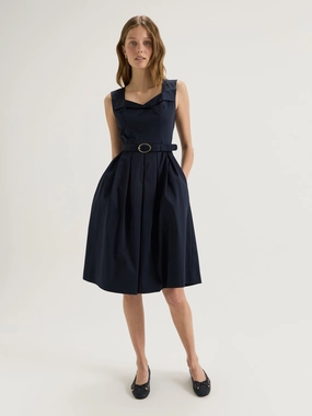 Lilian Dress Vibrant Light Subtle pattern