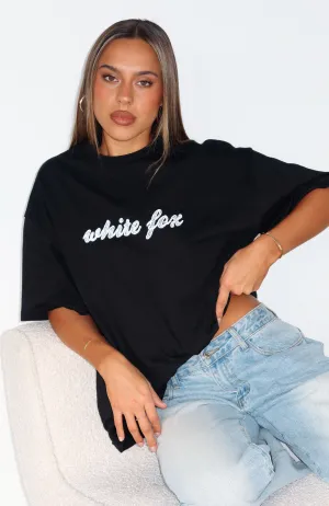 EthicallySourced SmoothZipper Call On You Oversized Tee Black