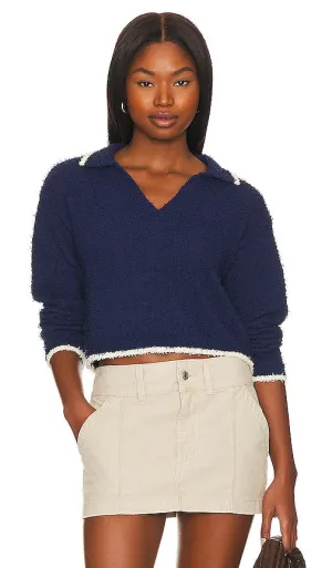Callahan Corina Polo Sweater in Blue