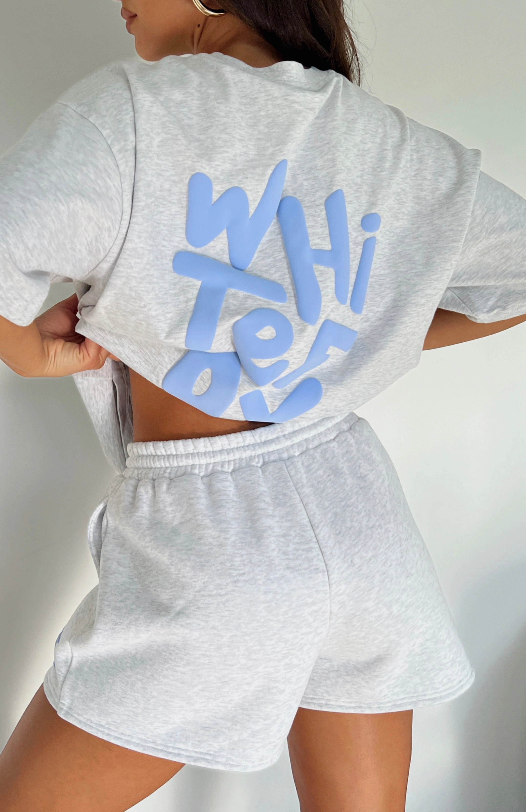 Stay Cozy The New Standard Oversized Tee Grey Marle